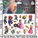 thumbnail image 2 of Pegatinas de tatuajes de dibujos animados de Super Mario Bros, Luigi, Yoshi, Bowser, periféricos de Anime, pegatinas de moda para niños, juguetes interactivos, 2 of 5