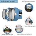 thumbnail image 3 of FORMRS Unisex School Backpack 17" Student Travel Bag with Laptop Compartment, Snow Mountain, 3 of 7