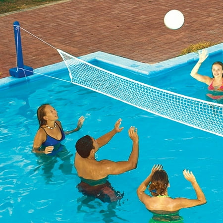 Swimline Cross In Ground Swimming Pool Nylon Volleyball Net W Ball 6 Pack Canada Swimline Cross In Ground Swimming Pool, Inground Pool Volleyball Net Canada