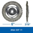 thumbnail image 2 of Rueda de alambre Mercer Industries 186030-6, 15 cm x 4,8 mm, acero al carbono, 2 of 8