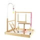 thumbnail image 3 of Parque de juegos para loros, soporte de madera para perchas, juguete para hacer ejercicio, soporte de juego para periquitos, cacatúas, periquitos,, 3 of 9