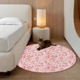 thumbnail image 2 of Round Rugs 3Ft, Halloween Round Area Rug Washable Indoor Throw Carpet, Scary Red Blood Drop Splash Monochrome Small Non Slip Circle Rug for Bedroom Living Room Home Decor Aesthetic, 2 of 8