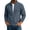 Dark Gray, variant on Men Long Sleeve Full Zip Stand Collar Polar Fleece Jacket Ribbed Cuff Hem Dual Side Hand Pockets Oversized Soft Windproof Transitional Outdoor Sweatshirt Black M