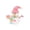 A001- A, variant on Christmas Decor Plush Snowman Table Ornament 1 Piece Pastel Light Up Accent for Holiday Indoor Display Colorful Pink Home Decor for Festive Season