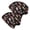 Fireman and Helicopter Black Pattern, variant on Fireman and Hose Orange Pattern 2 Pack Slouchy Beanie Hat, Warm Winter Skull Cap with Stretchy Fabric & Soft Texture, Stretchy Polyester Gifts for Unisex Men Women
