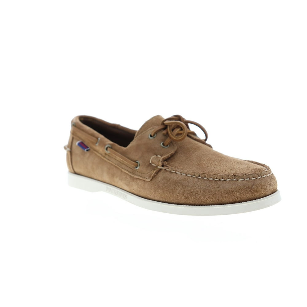 Sebago - Sebago Portland Suede Mens Brown Suede Casual Lace Up Boat ...