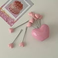 thumbnail image 6 of 10pcs, Love Fruit Forks, Stainless Steel Cake Fork Set, Home Snacks Tableware Set, Kitchen Household Items, Valentine's Day Party Favors, Mother's Day Gifts, Wedding Party Supplies, 6 of 21