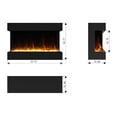 thumbnail image 3 of Boyel Living 3-Sided Electric Fireplace w/ Remote Control, 39" Wall Mounted & Recessed Electric Fireplace, 3 of 6