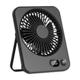 thumbnail image 1 of Ventilador de escritorio Mini ventilador Personal plegable silencioso ventilador portátil plegable ajustable de 180  degree ventilador recargable USB para Negro, 1 of 9