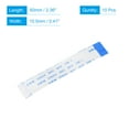 thumbnail image 2 of Uxcell FFC Ribbon Flat Flexible Cable 20 Pin 0.5mm 60mm (B Type) for LCD Laptop 10 Pack, 2 of 5