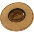 thumbnail image 6 of Big Wide Brim Fedora Hats for Women Men Western Suede Hats Large Felt Panama Hat Rancher Hat, 6 of 6
