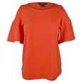 thumbnail image 3 of Women's Petite Cutout Jersey Top-R-PM, 3 of 4