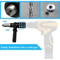 thumbnail image 3 of Adaptateur de Pistolet Rivetteur Électrique Adaptateur de Perceuse Riveteur Outil avec Diamètre Tête Rivet et Clé à Molette Noire, 3 of 5