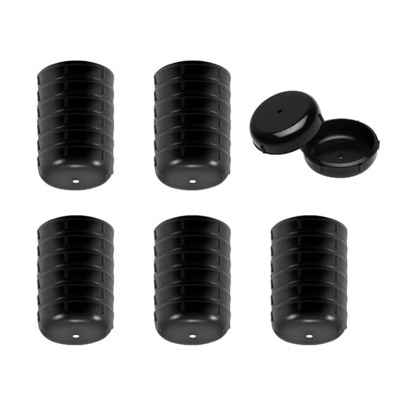 Ywmsfl Pack of 32 Durable Iron Furniture Foot Glides Wrought Iron Patio Furniture Glides Outdoor Chair Leg Feet Protector