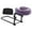 Purple, variant on Face Pillow Cradle Support Mattress Massager Multi Angle PU Leather for Spa Treatments and Home Beds