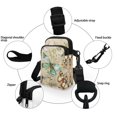 thumbnail image 5 of HELLHERO Butterflies Crossbody Sling Bags Adult Unisex 4.33x1.97x7.09 with Shoulder Strap Outdoor Daily Use Adjustable Shoulder Strap for Daily Double Zipper, 5 of 7