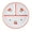 cherry, variant on SIELUNO Fruit Patterns Portion Control Plate,Divided Plate,Ceramic Portion Control Plate