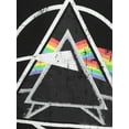 thumbnail image 2 of Pink Floyd Men's & Big Men's Dark Side of the Moon Tie Dye Fleece Hoodie Sweatshirt, Men's Band Hoodies, 2 of 5