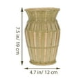 thumbnail image 4 of Kesenlong Woven Flower Vase 1Pc Creative Bamboo Woven Dried Flower Vase Flower Arrangement Vase Decoration, 4 of 6