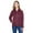 Burgundy Heather, variant on DG793W Devon & Jones Ladies Bristol Full-Zip Fleece Jacket Burgundy Heather M