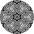 thumbnail image 1 of Ahgly Company Machine Washable Indoor Round Transitional Light Gray Area Rugs, 6' Round, 1 of 7