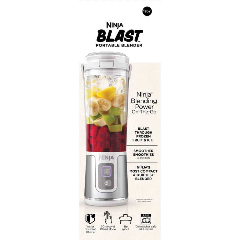 Ninja Blast ポータブルブレンダー 新品未使用 18oz Ninja Blast Smoothie Blender, Portable 18 oz. Vessel with