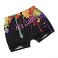 thumbnail image 4 of Seyurigaoka Seyurigaoka Women Shorts Summer High-Waist Pants Letters Dye Printed Party Club Run Wear, 4 of 7