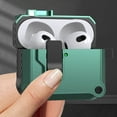 thumbnail image 2 of JiaheCover for Apple AirPods 4th Generation Case with Secure Lock Clip, Hard Shell AirPod 4th Case Cover with Keychain for Men Women AirPod 4th Protective Wireless Charging Case,Green, 2 of 6