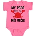 thumbnail image 3 of Inktastic My Papa Loves Me Boys or Girls Baby Bodysuit, 3 of 5