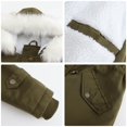 thumbnail image 6 of Winter Coats for Women Detachable Hooded Long Sleeve Coat Winter Warm Trench Outerwear Thermal Lined Jacket Fashionable Elegant Casual Winter Jackets for Women, 6 of 6