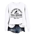 thumbnail image 4 of Venzia Women Halloween Crewneck Sweatshirt, Black Long Sleeve Pullover Top, Casual Fall Graphic Sweatshirt, 4 of 4