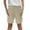 Beige, variant on Shorts for Women's Shorts Short Shorts for Women Summer Solid Color with Pockets High Waist Casual Cargo Pants Green L