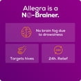thumbnail image 6 of Allegra Hives Antihistamine 24-Hour Tablets, Non-Drowsy Hive Reduction and Hive Itch Relief, 180 mg Fexofenadine HCI, 30-Count, 6 of 11