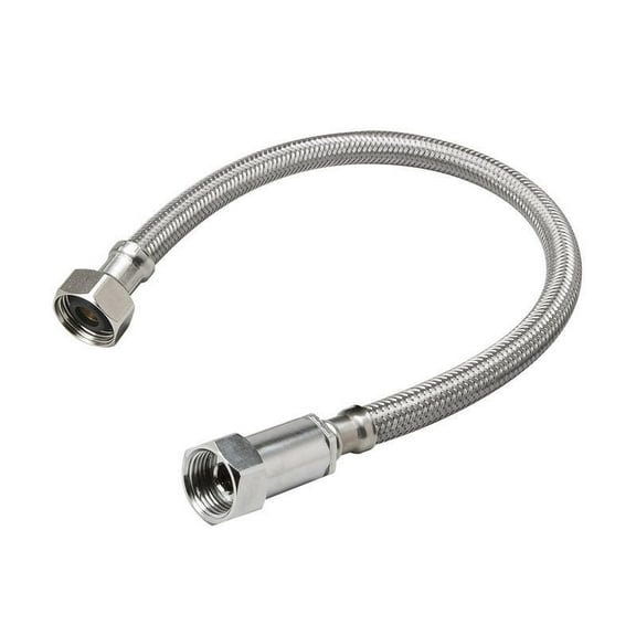 SureDry B&K 1/2 in FIP X 1/2 in Compression 12 in. Stainless Faucet Supply Line