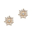 thumbnail image 3 of 2 Pieces Hairpin Headdress Flat Back Non-perforated Design Shiny Rhinestones Beautiful Pearl Flower Buckle for Dancing Party Type 6, 3 of 6