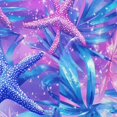 thumbnail image 4 of Yayeee Shower Curtain with Hooks 72"x72" Waterproof Fabric Bathroom Hanging Decor, Purple Starfish Pattern, 4 of 5