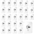 thumbnail image 1 of Clavos Adhesivos Impermeables Transparente para Pared 30 Piezas, 1 of 7