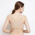 thumbnail image 3 of Ropa interior con tirantes moldeadores de espalda de camello para mujer, con hebilla delantera, fina, de pecho grande, pequeña, sin aro, deportiva, fina, transpirable, para verano, 3 of 4