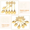 thumbnail image 3 of PAMINGONO Zinc Alloy Rhinestone Dessert Spoon Set with Comfortable Ergonomic Handle for Coffee, Tea, Parties, and Daily Use, 3 of 8