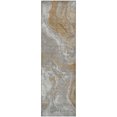 thumbnail image 2 of Addison Rugs Mayfield Premium Machine Washable Transitional Abstract Graphite Runner Rug, 2'3" X 7'6" Machine Washable Transitional Abstract Graphite Oversized Sherpa Throw Blanket, 2 of 6