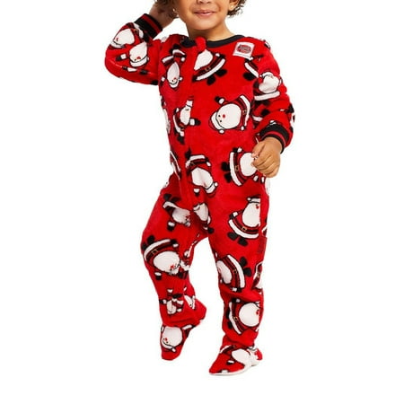 

Nokpsedcb Xmas Parent-Child Family Matching Santa Printed Hooded Long Pants Sets