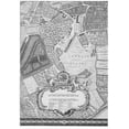thumbnail image 2 of Roque, John 24x32 Gold Ornate Wood Framed with Double Matting Museum Art Print Titled - Roque Sectional map of London 1748, 2 of 4