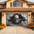 thumbnail image 2 of Bursting Wall Skeleton Halloween Garage Door Cover Large Backdrop for Outside Home Halloween Party Display, 2 of 3