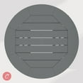 thumbnail image 4 of Costaelm Paradise Outdoor HDPE 35" Round Counter Height Patio Bar Table, Gray, 4 of 9