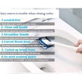 thumbnail image 2 of nipocaio 2PCS Toilet Brush Bowl Brush Bathroom Brush Under Rim Toilet Brush Scracth-Free Curved Good Grip Easy to use deep Cleaning No Scratching , Anti-Splashing Easy to Store, 2 of 5