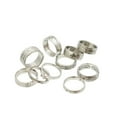 thumbnail image 6 of Rings Stainless Steel Pack of 10 No Duplicates Randomly Picked, 6 of 7