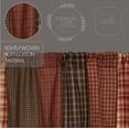 thumbnail image 5 of VHC Brands, Beckham, Cotton, 16x72, Patchwork Valance, Red, 5 of 6