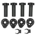 thumbnail image 2 of Patas de gabinete ajustables Jadeshay 4 juegos Negro, 2 of 8