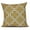 Gold, variant on Simply Daisy, Tiki Square, Geometric Print Outdoor Pillow
