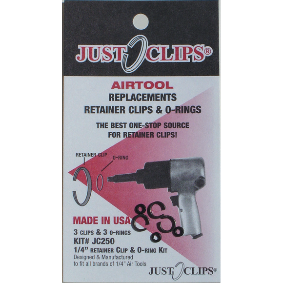 Just Clips 250-5 Clip de Retenue pour Enclume Pack de Recharge